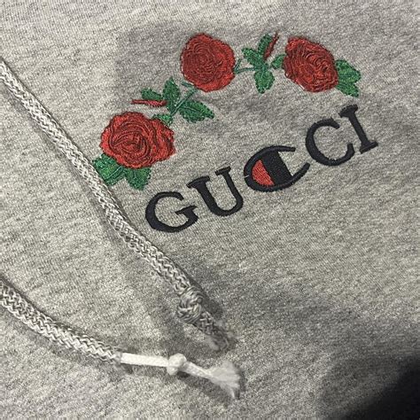 gucci champion hoodie uhns